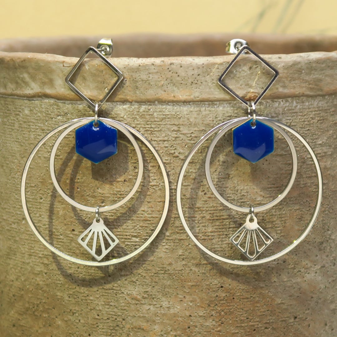 DIY créoles en acier