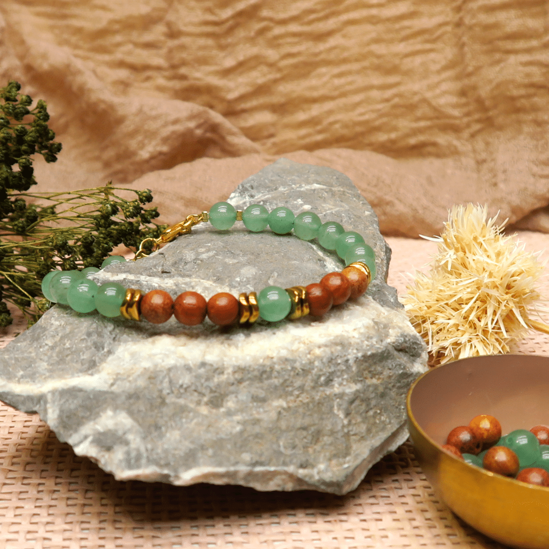 DIY création bracelet aventurine