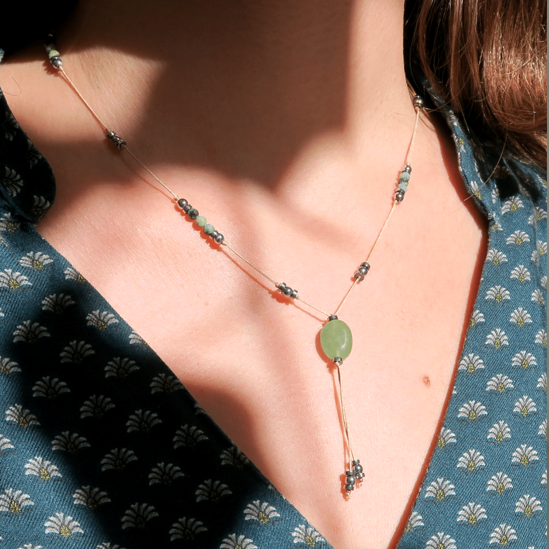 DIY collier fin aventurine