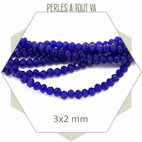 Vente perles donut bleu