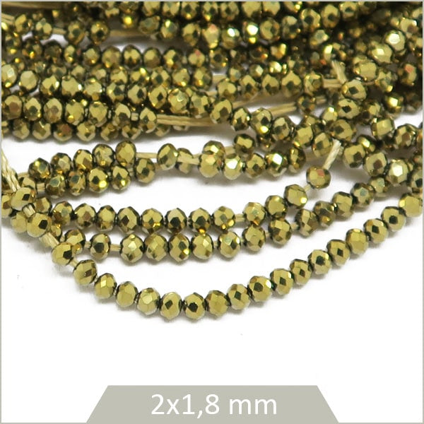 Grossiste perle verre donut