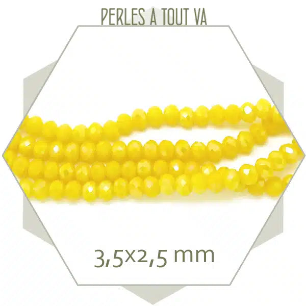 Perles facette pour bijoux