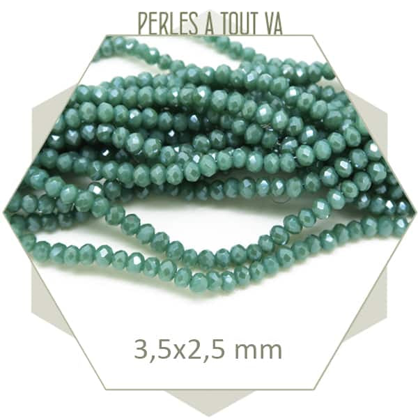 Vente en gros de petites perles vert amande