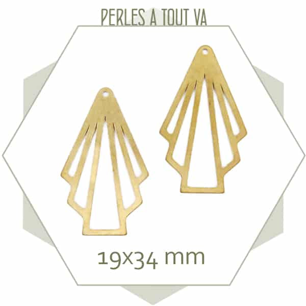 grossiste breloque laiton brut