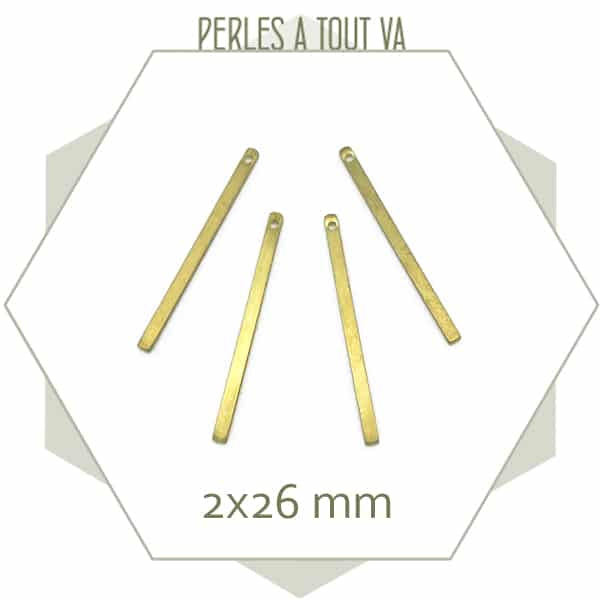 Grossiste pendentif barre laiton