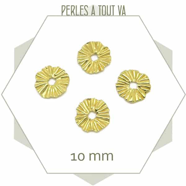 Vente pendentif cercle plissé