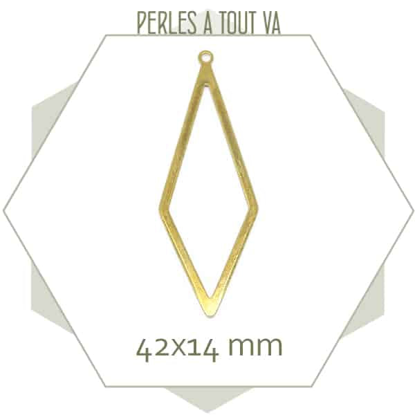 Vente breloque anneau losange
