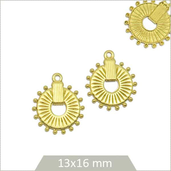 boutique pendentif roue stylisé