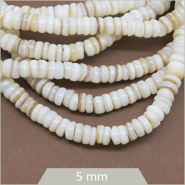 Achat perles heishi en coqquillage
