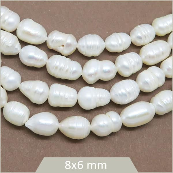 Perles eau douce pour bijoux
