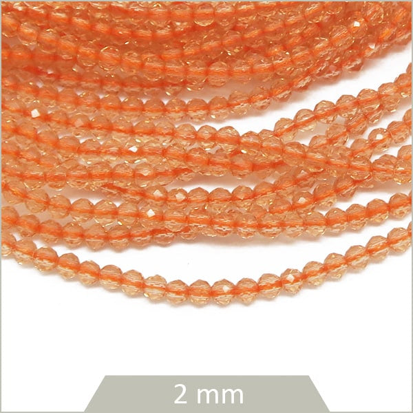 Vendeur perles facettes en verre