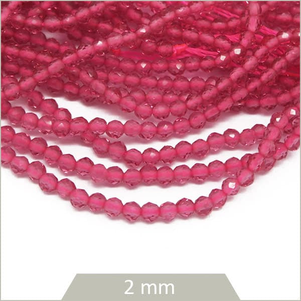 Vente perles en verre à facettes pour bijoux