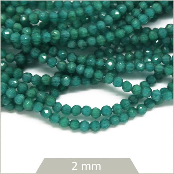 Fournisseur petites perles facettes en verre