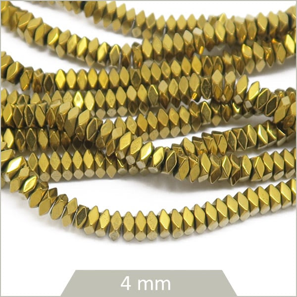 Grossiste perles hématite doré