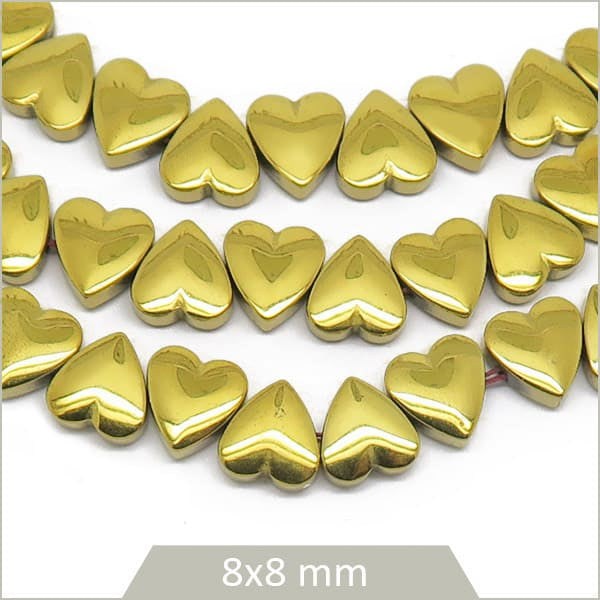 fournisseur perles coeur hématite pour bijoux