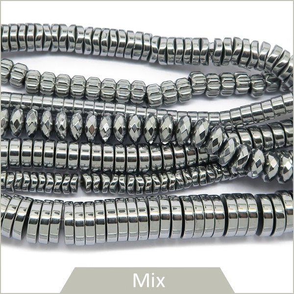 Grossiste perles hématite argentées pour bijoux