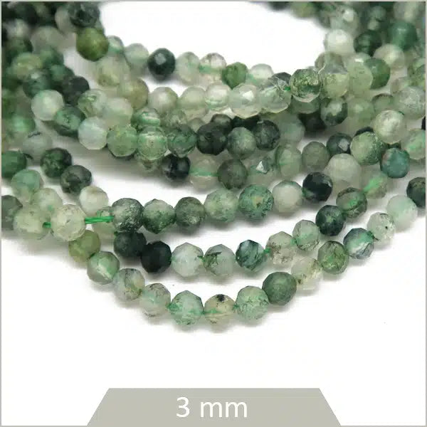 Fournisseur perles pierres naturelles agate mousse