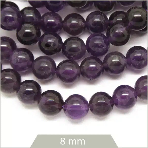 Création bijoux perles améthyste