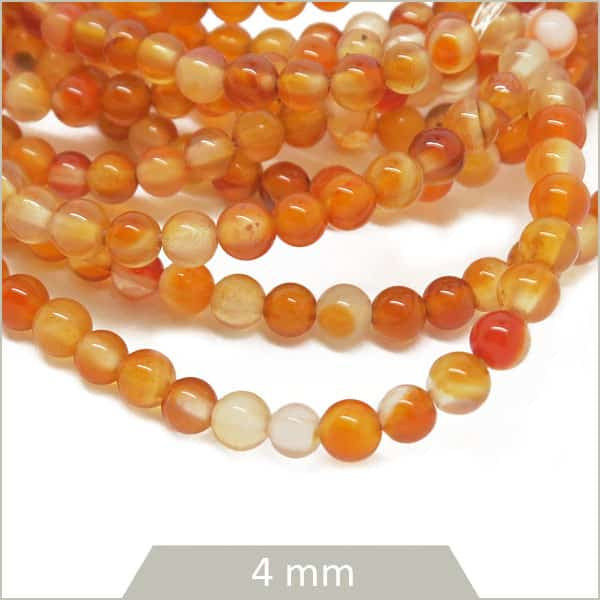 Perles cornaline en gros pour bijoux