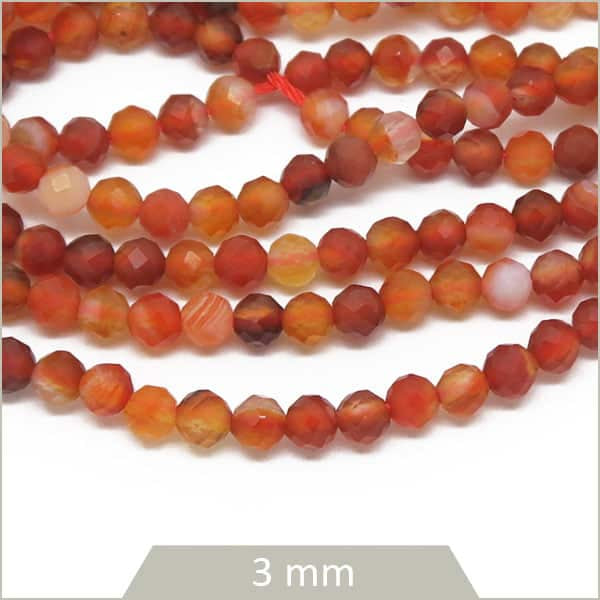 Fournisseur perle cornaline