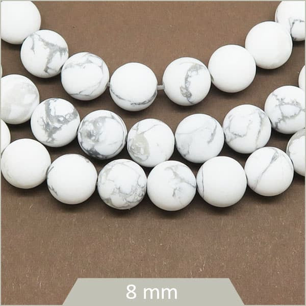 perles howlite création bijoux