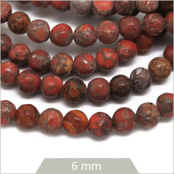 Fournisseur perles howlite orange pour créations