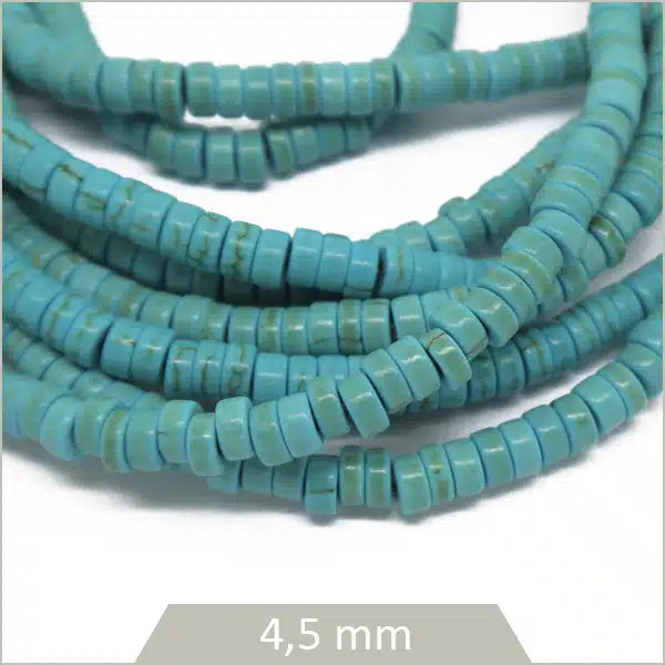 Vente en gros perles heishi howlite