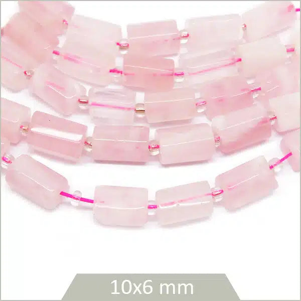 Grossiste perles colonne quartz