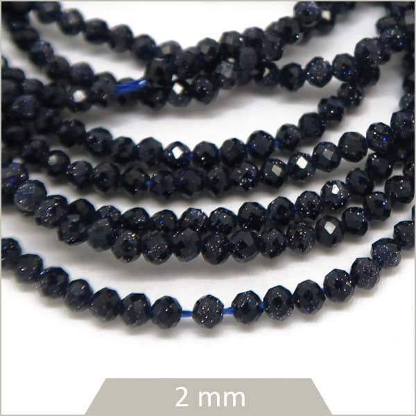 Fournisseur pierre sable bleue bijoux fantaisie