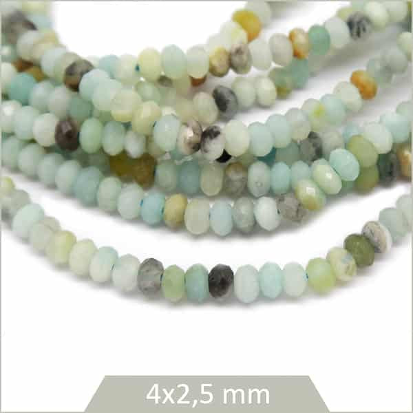 Grossiste perles amazonite donut