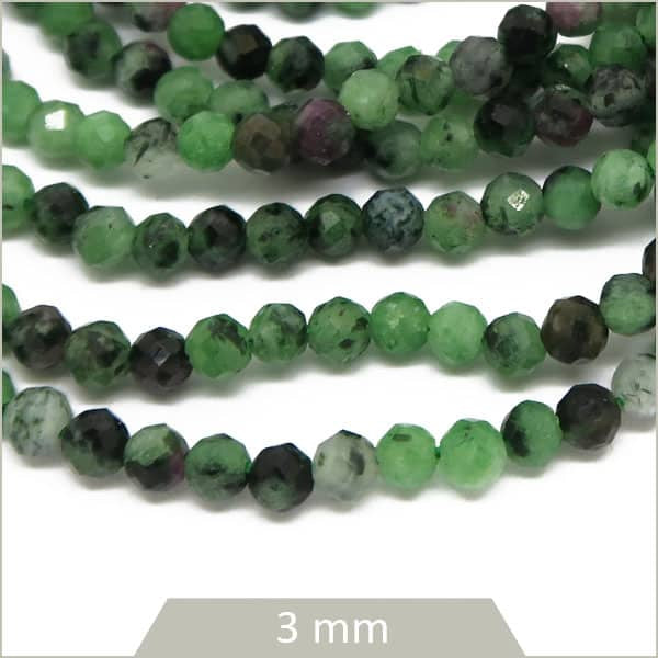 Vente perles facettes zoisite