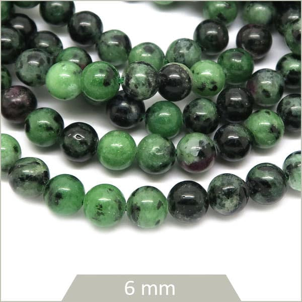 Fournisseur perles rubis zoisite