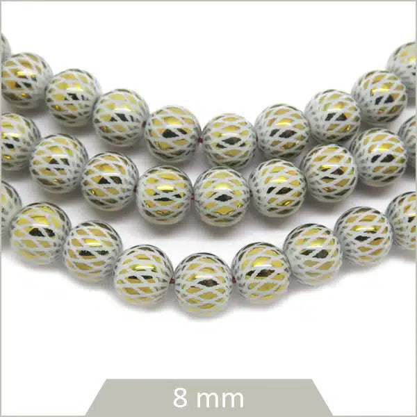 Lot De 10 Viroles De Fer De Golf Personnalisées - Bleu Avec Anneaux Jaunes/gris/blancs - .370