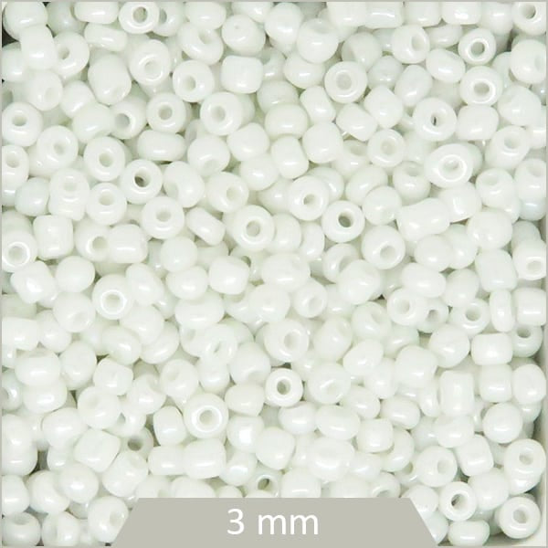 boutique perles rocailles blanc irisé