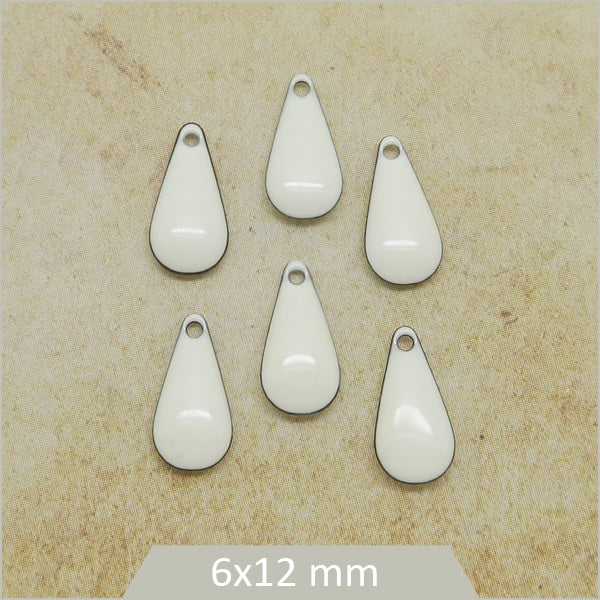 vente gouttes émaillées pour bijoux