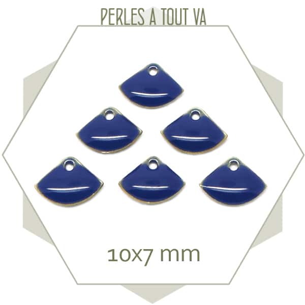 vente sequins petits éventails bleu nuit