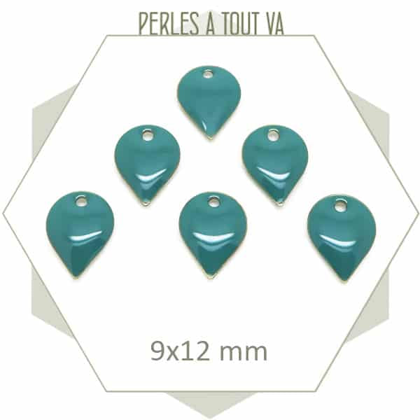 Vente sequins émaillés goutte