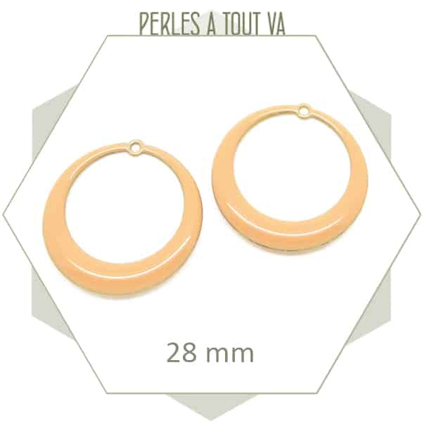 Vente créoles émaillées pêche