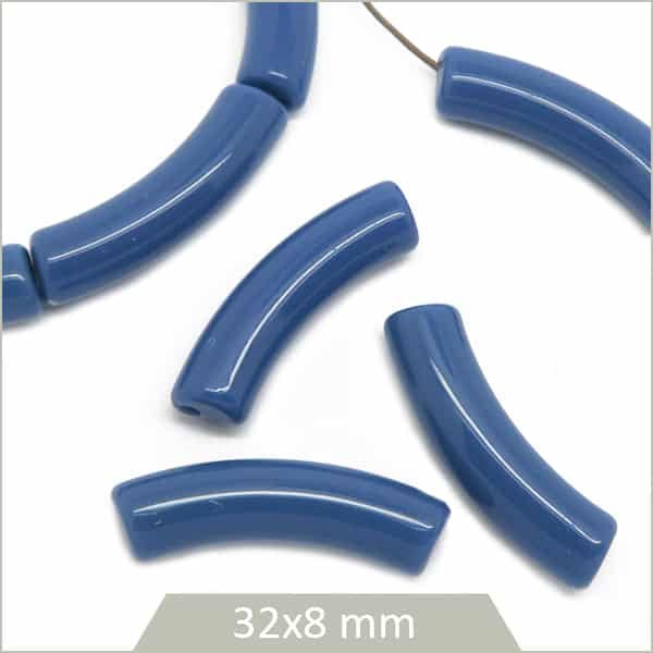 grossiste perles tubes acétate incurvé