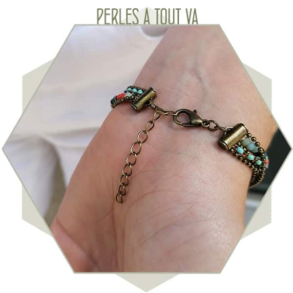 Fermoir bracelet bronze