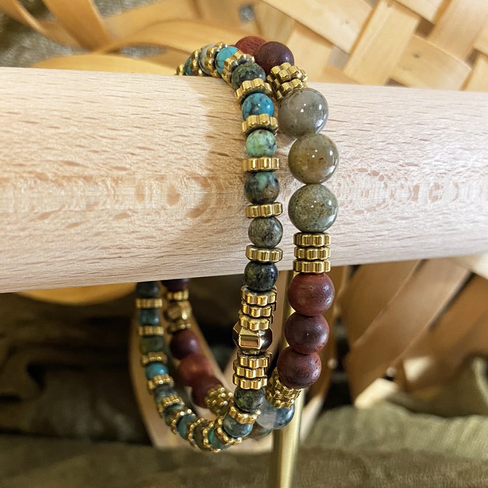 Vente en gros perles intercalaires en hématite