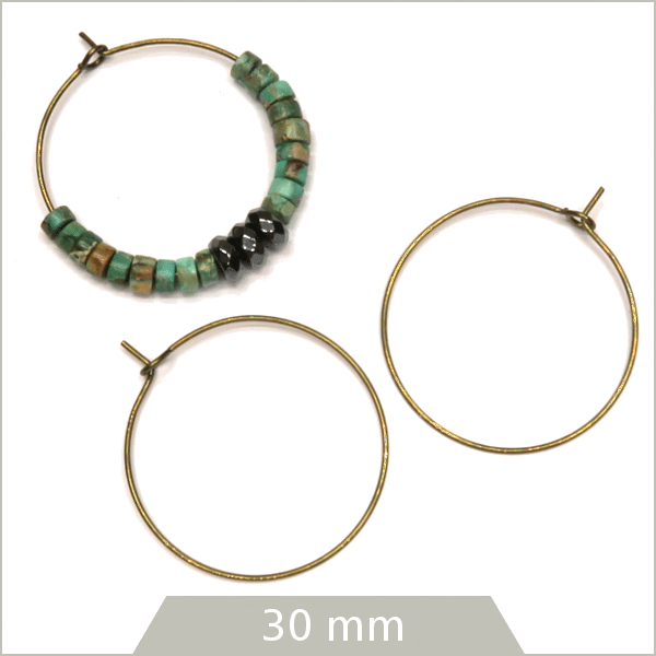 créoles pour boucles d'oreilles