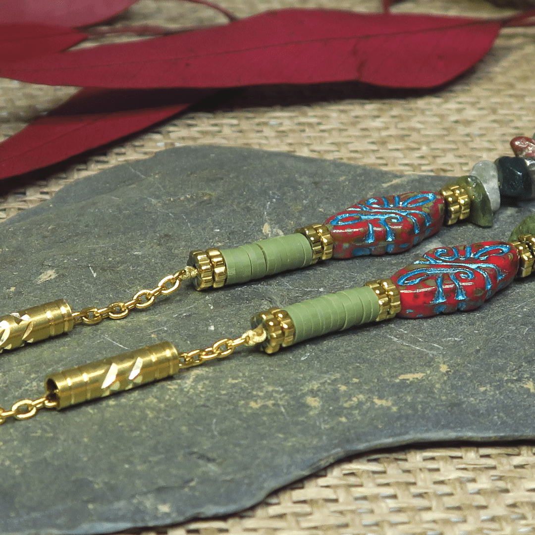 DIY sautoir perles tchèques