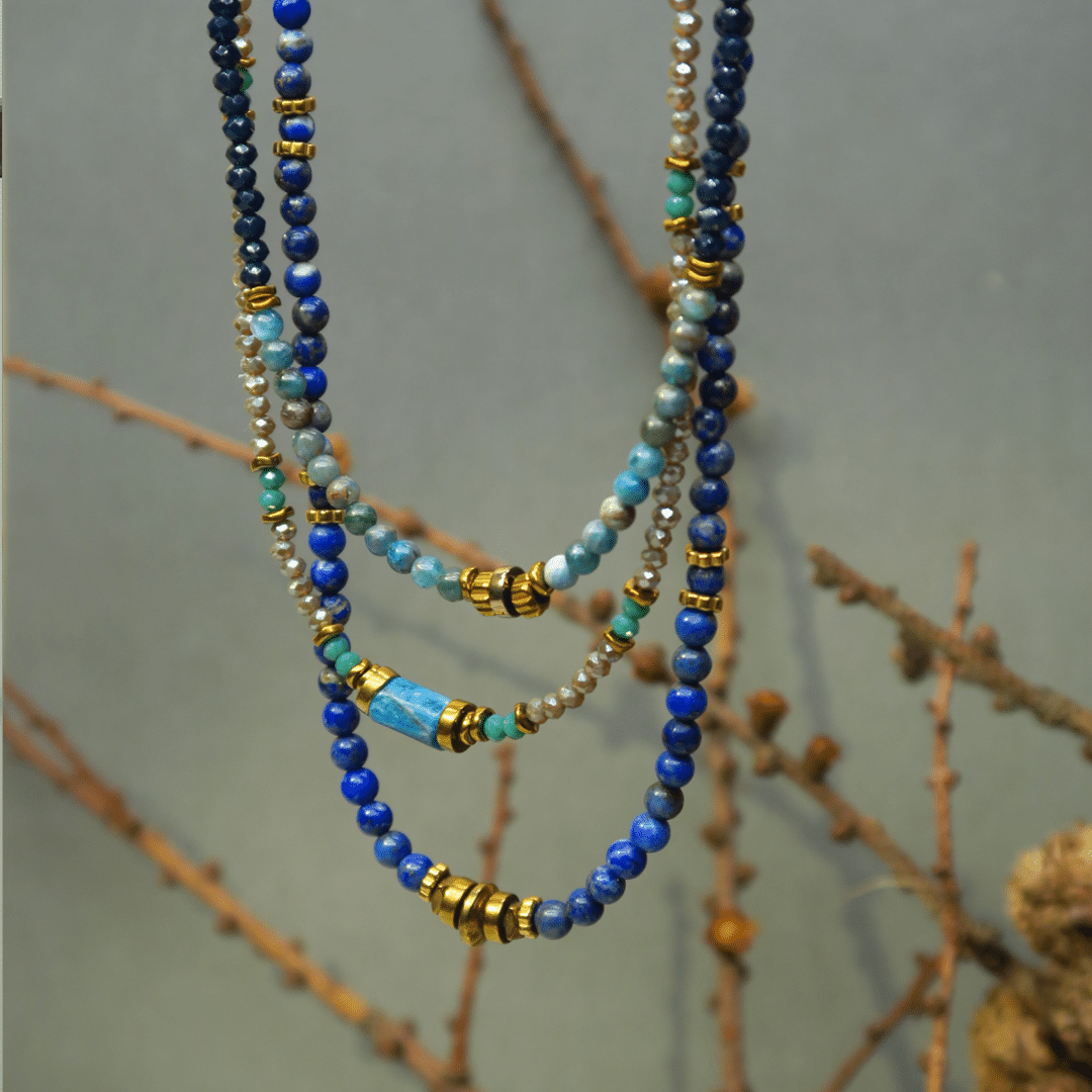 DIY création collier pierre naturelle