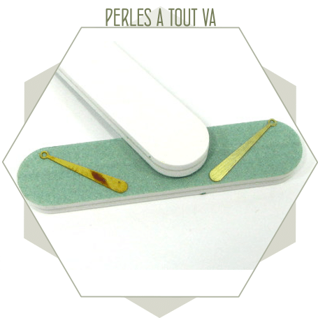 3 Limes à polir pour métaux brut