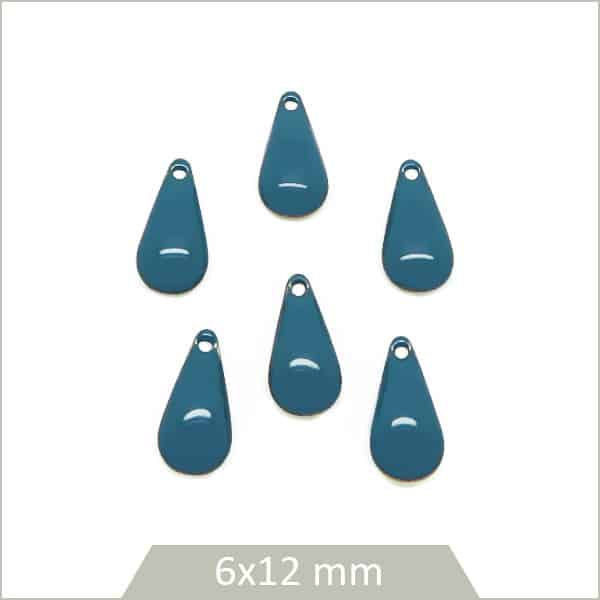 vente breloques émaillés gouttes