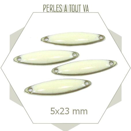 fournisseur sequins émaillés blanc