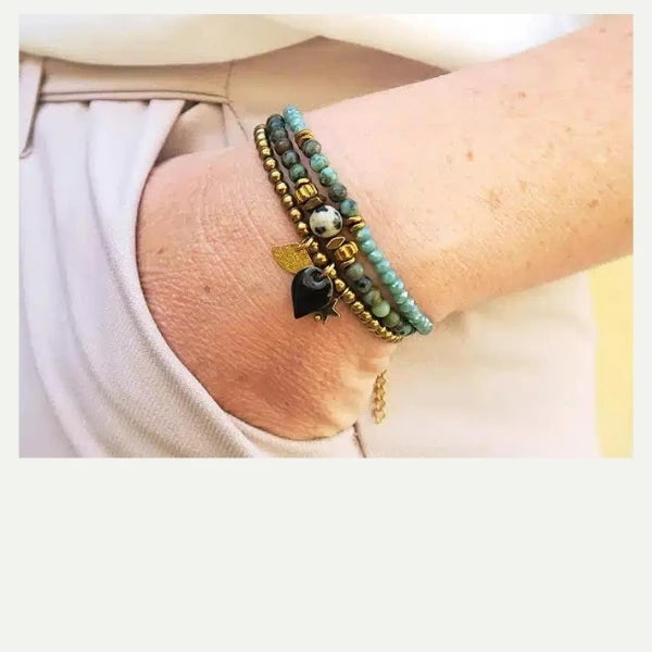 DIY bracelets turquoise