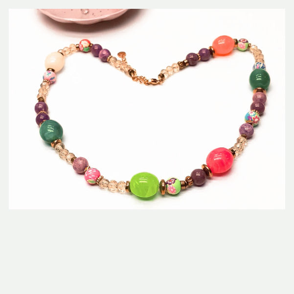 DIY Collier perles inspiration bonbons