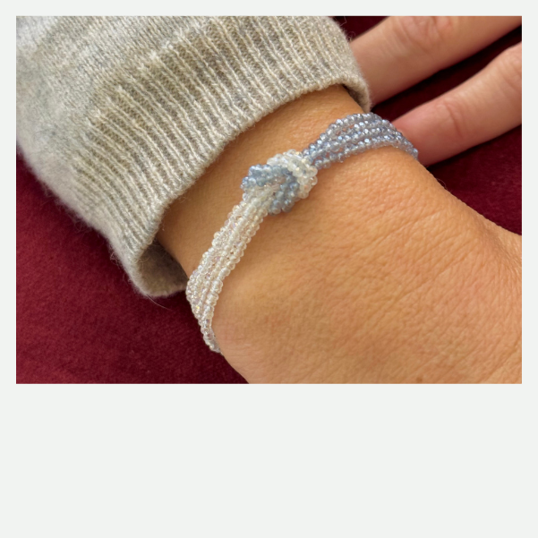 DIY Bracelet noué en perles